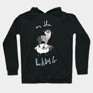 on the LAMb Hoodie